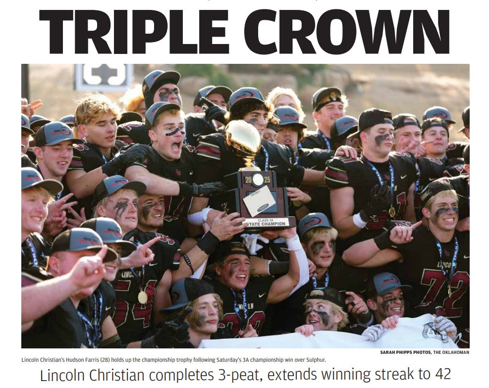 2025 Lincoln Christian Football Championship Commemorative Edition