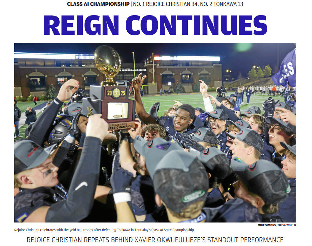 2025 Rejoice Christian Football Championship Commemorative Edition