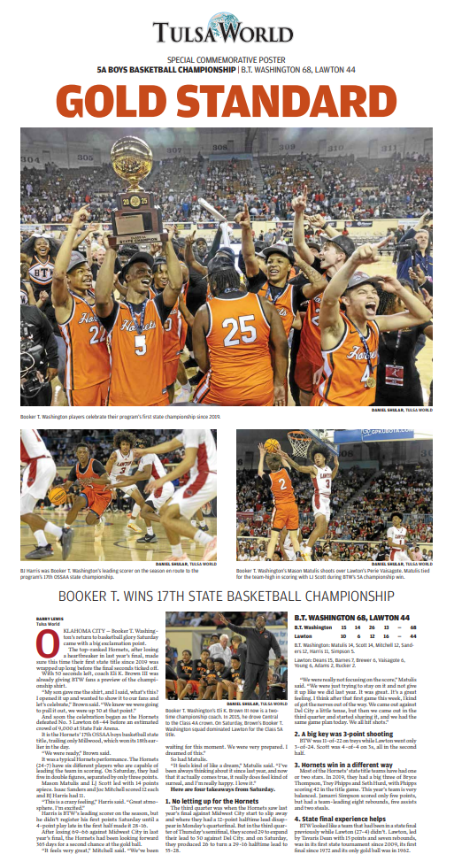 2024 Booker T. Washington Boys Basketball Championship Commemorative Edition