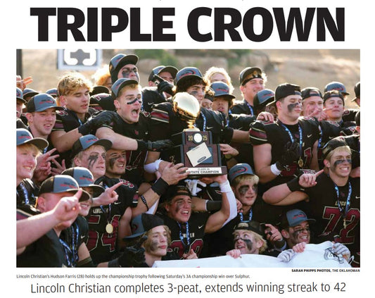 2025 Lincoln Christian Football Championship Commemorative Edition